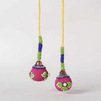  Handmade Beadwork Latkan Tassels for Clothing 