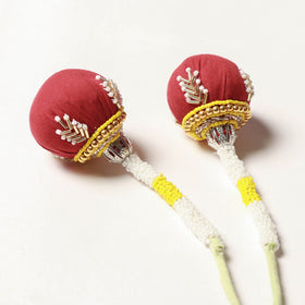  Handmade Beadwork Latkan Tassels for Clothing 