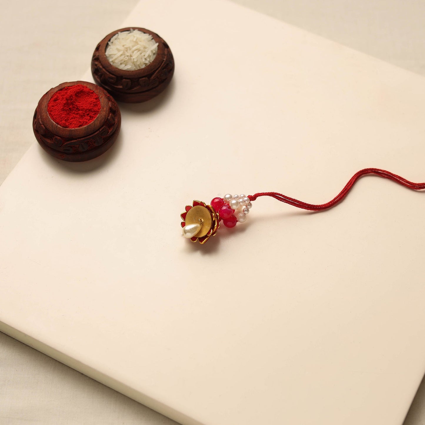 Handmade Beadwork Lumba Rakhi