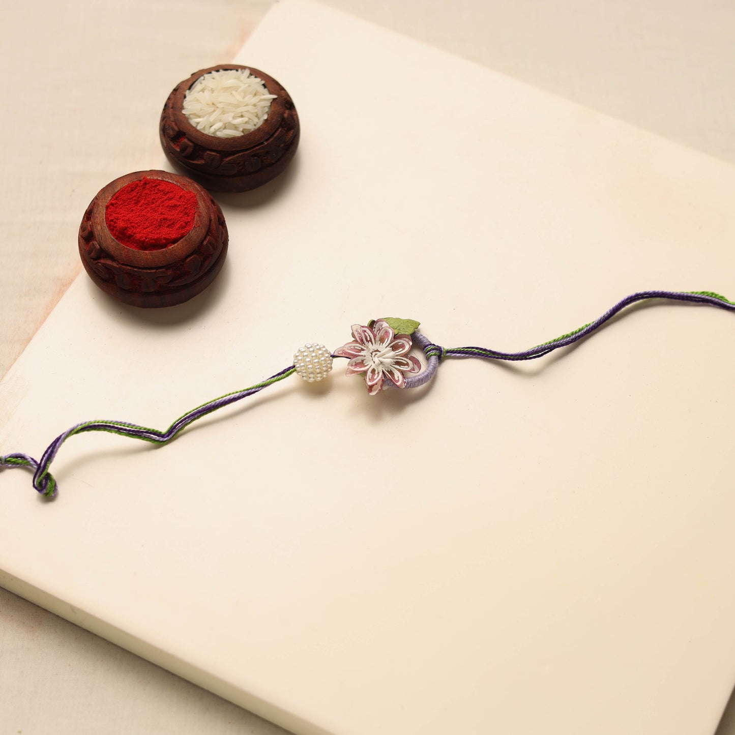 Handmade Beadwork Rakhi