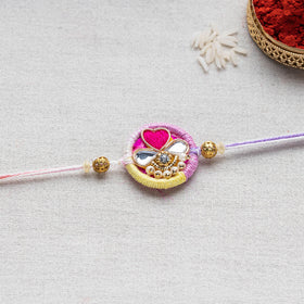  Handmade Beadwork Rakhi with Handmade File Folder l 