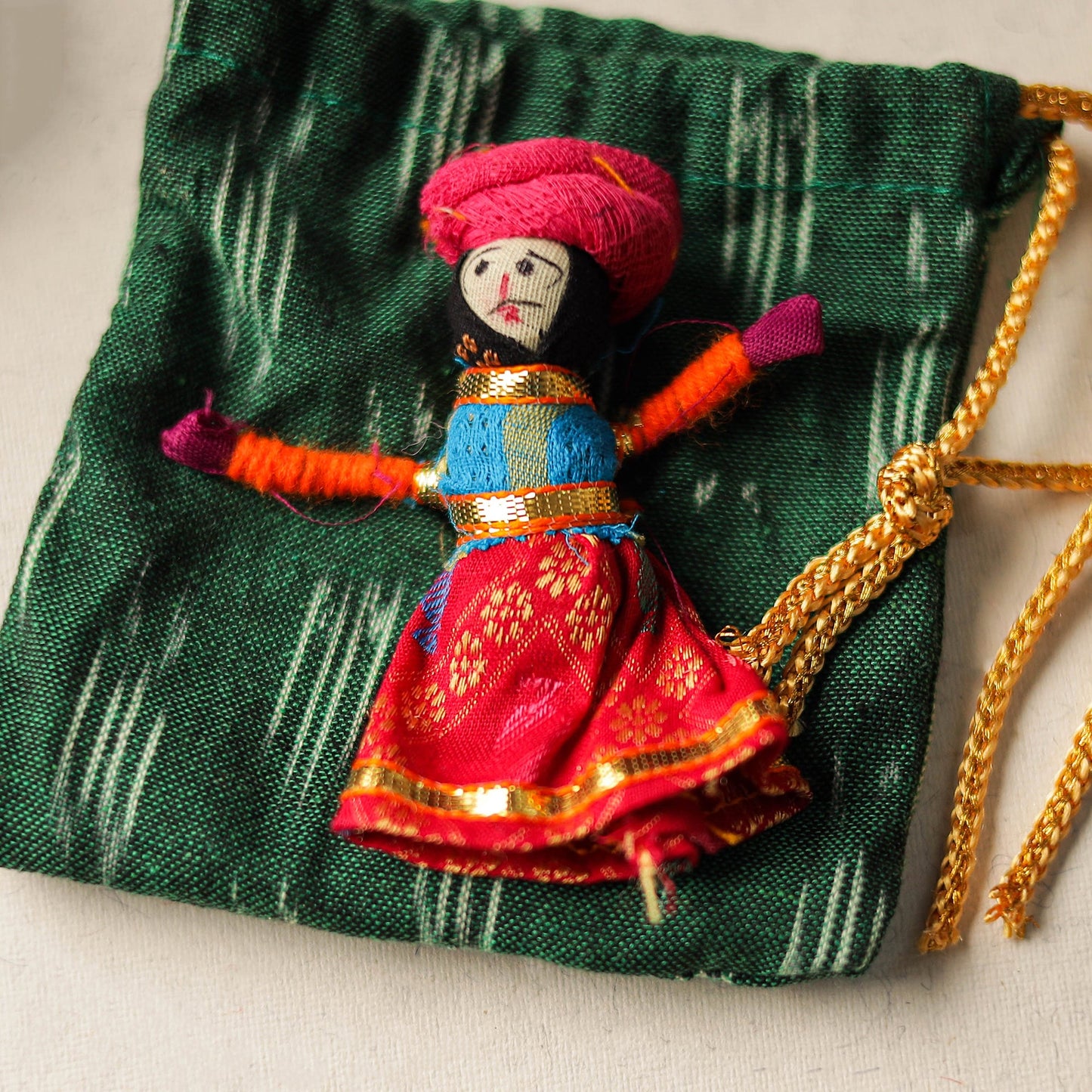 Buy Handmade Beadwork Rakhi & Lumba Set 03 Online at iTokri.com