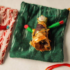 Buy Handmade Beadwork Rakhi & Lumba Set 06 Online at iTokri.com