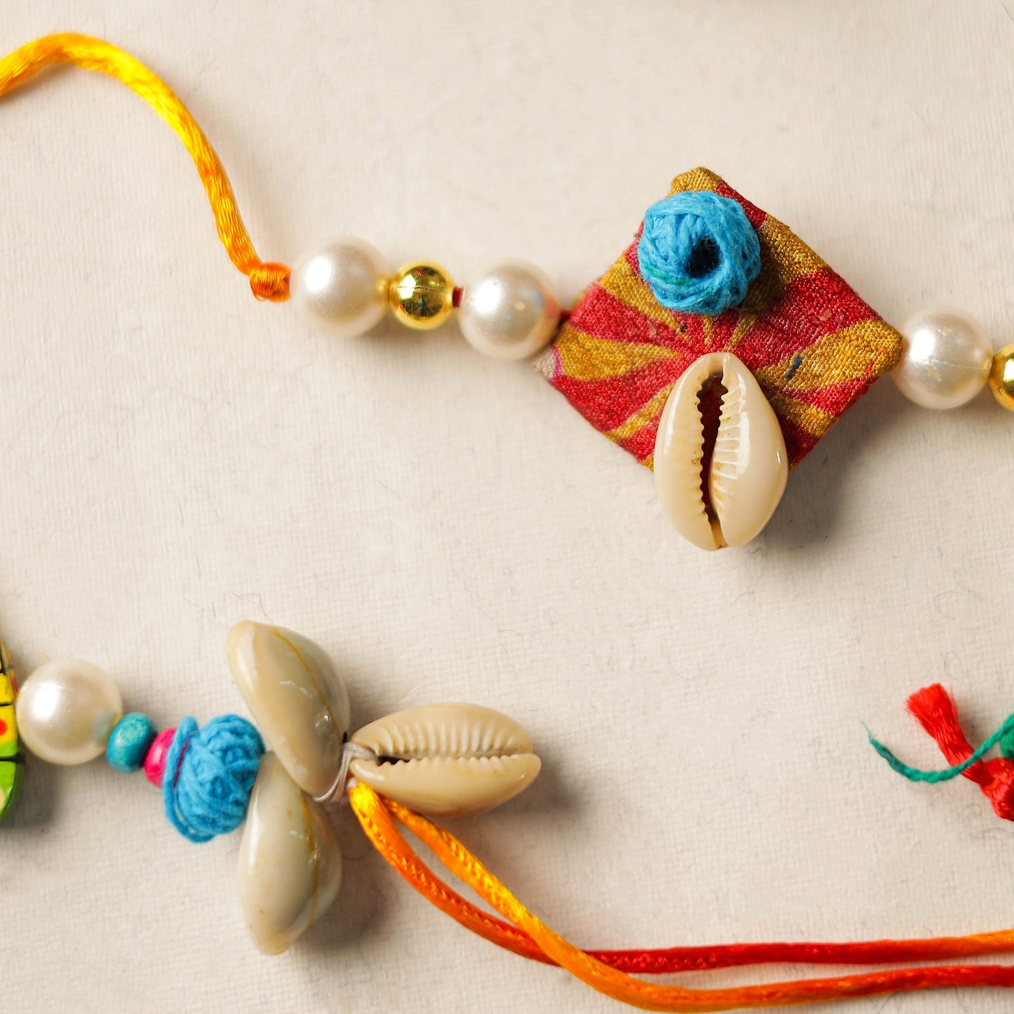 Buy Handmade Beadwork Rakhi & Lumba Set 07 Online at iTokri.com