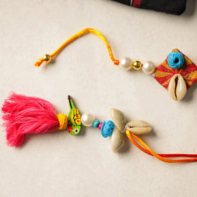 Buy Handmade Beadwork Rakhi & Lumba Set 07 Online at iTokri.com