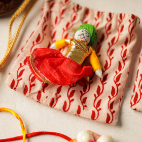 Buy Handmade Beadwork Rakhi & Lumba Set 08 Online at iTokri.com