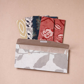  Handmade Bindaas Block Printed Fabric Envelope 