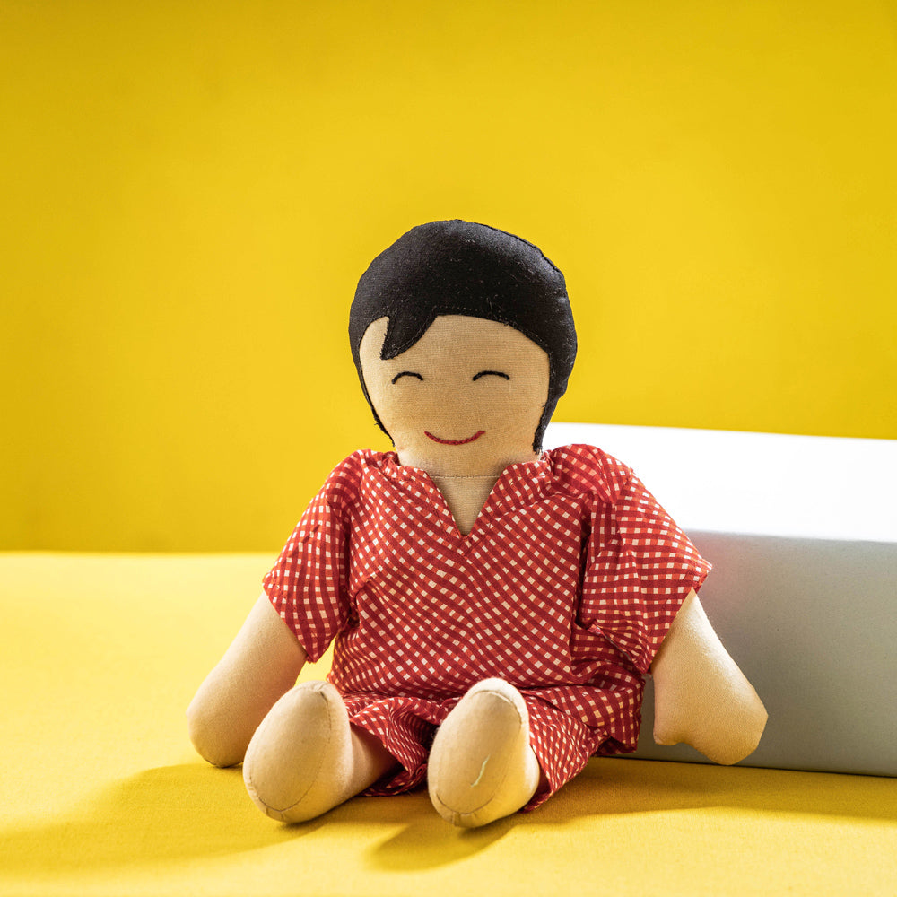  Handmade Blue Mango Stuffed Toy - Bobby Bug 