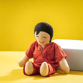  Handmade Blue Mango Stuffed Toy - Bobby Bug 