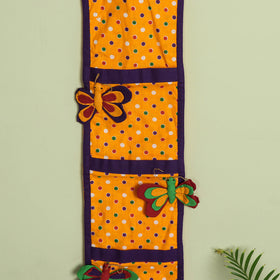  Handmade Butterfly Wall Pouch - 3 Pockets 