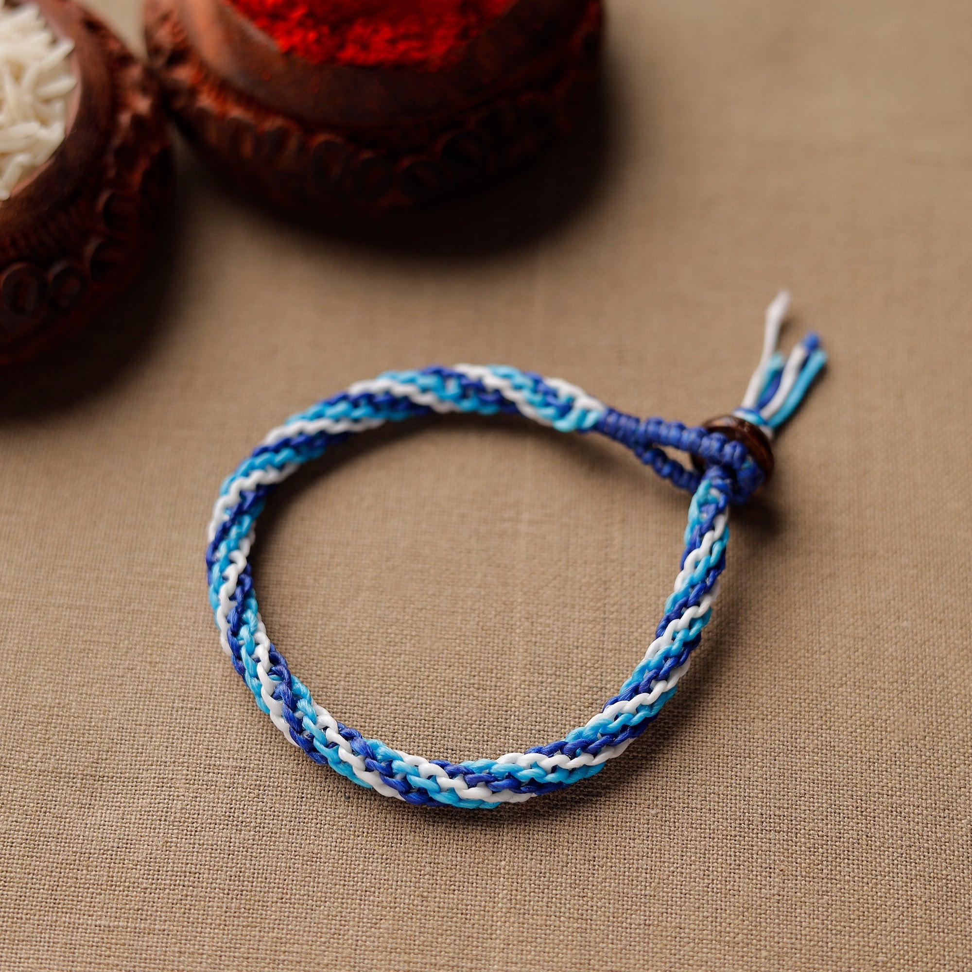  Handmade Cord Bracelet Rakhi 10 