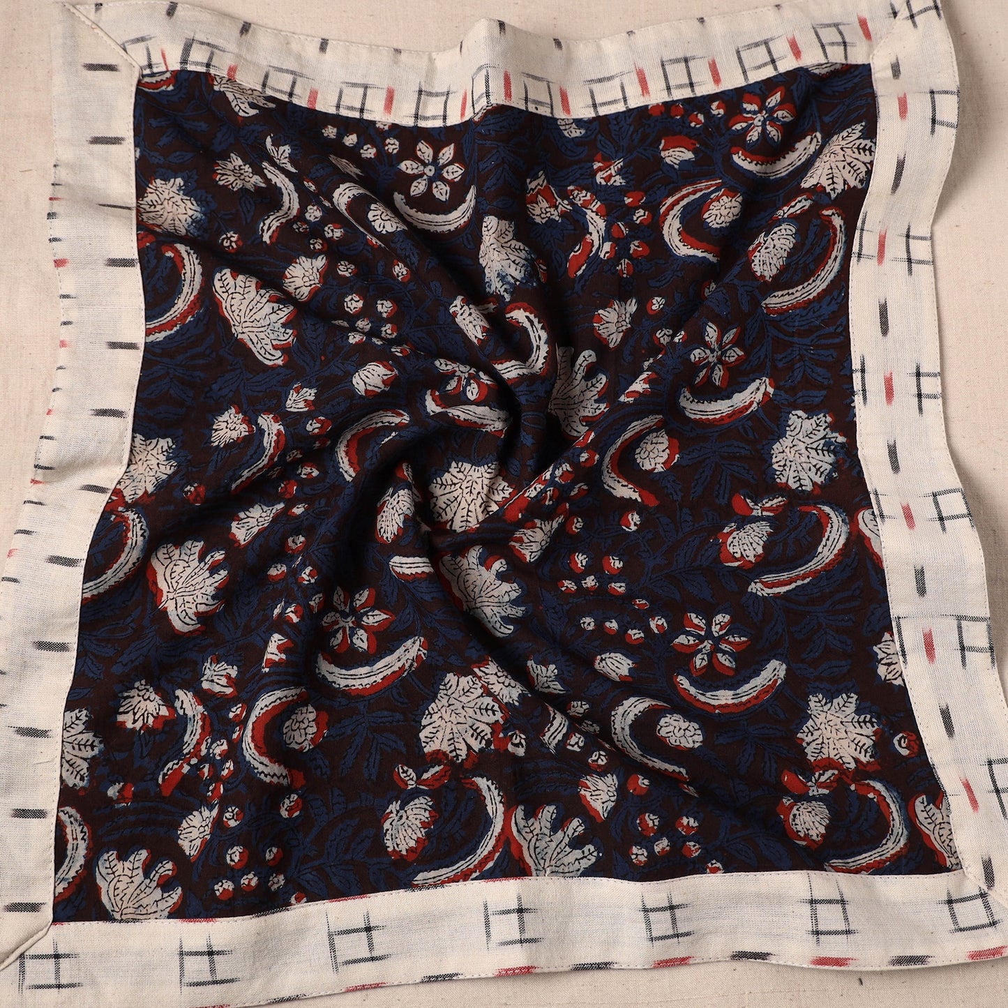 Handmade cotton bandana 27 - handcrafted