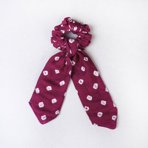  Handmade Cotton Elastic Hair Bands/Scarf Ponytail Holder/Scrunchie Ties 