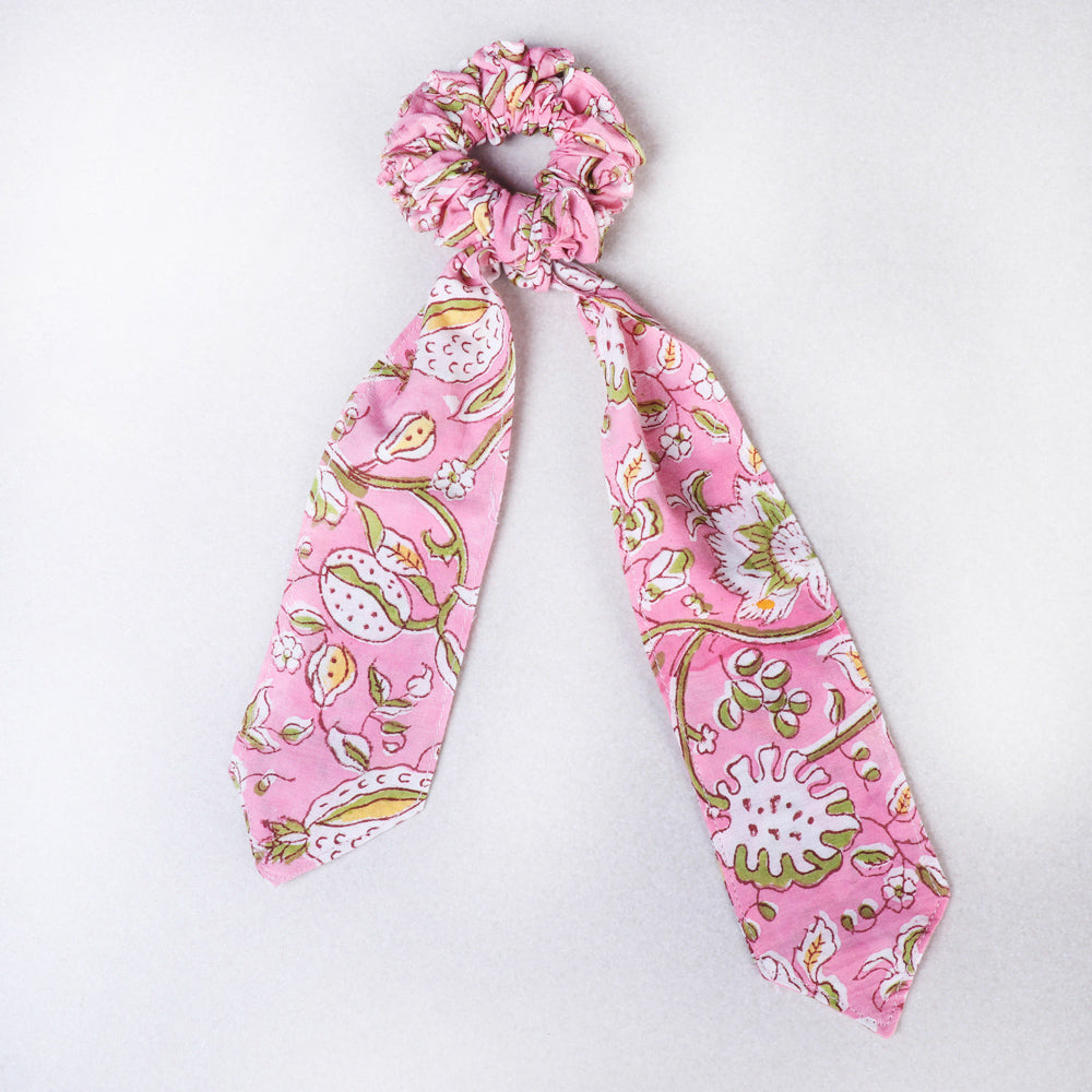  Handmade Cotton Elastic Hair Bands/Scarf Ponytail Holder/Scrunchie Ties 