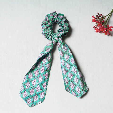  Handmade Cotton Elastic Hair Bands/Scarf Ponytail Holder/Scrunchie Ties 