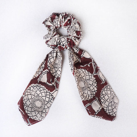  Handmade Cotton Elastic Hair Bands/Scarf Ponytail Holder/Scrunchie Ties 