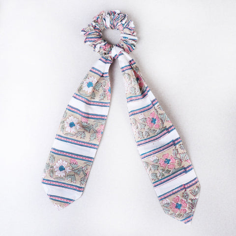  Handmade Cotton Elastic Hair Bands/Scarf Ponytail Holder/Scrunchie Ties 