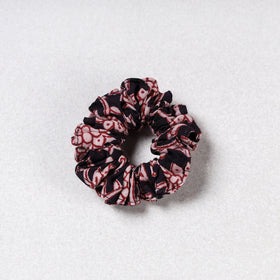  Black Handmade Elastic Hair Rubber Band/Scrunchie 