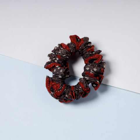  Brown Handmade Cotton Elastic Hair Rubber Band/Scrunchie