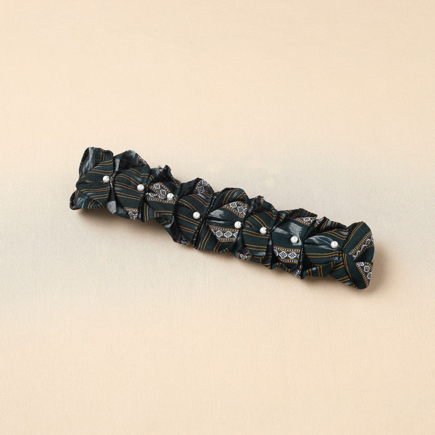  Handmade Cotton Elastic Pearl Headband