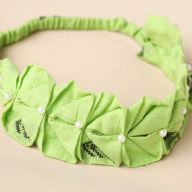  Handmade Cotton Elastic Pearl Headband