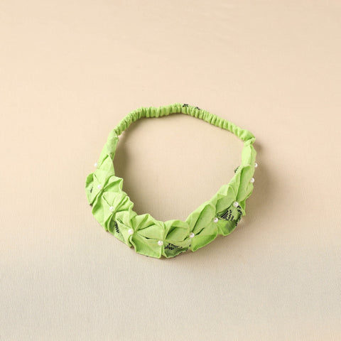  Handmade Cotton Elastic Pearl Headband