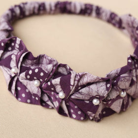  Handmade Cotton Elastic Pearl Headband