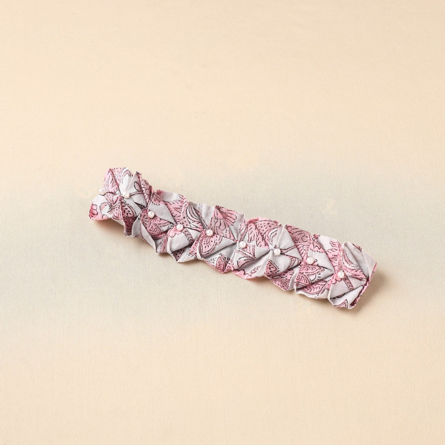  Handmade Cotton Elastic Pearl Headband