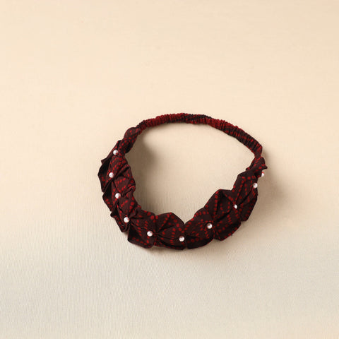  Handmade Cotton Elastic Pearl Headband