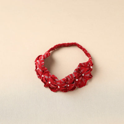  Handmade Cotton Elastic Pearl Headband