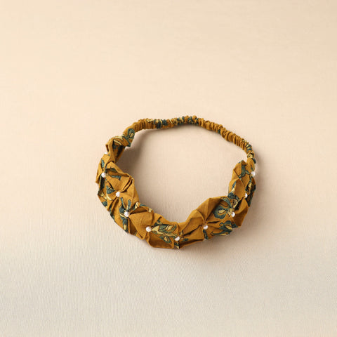  Handmade Cotton Elastic Pearl Headband