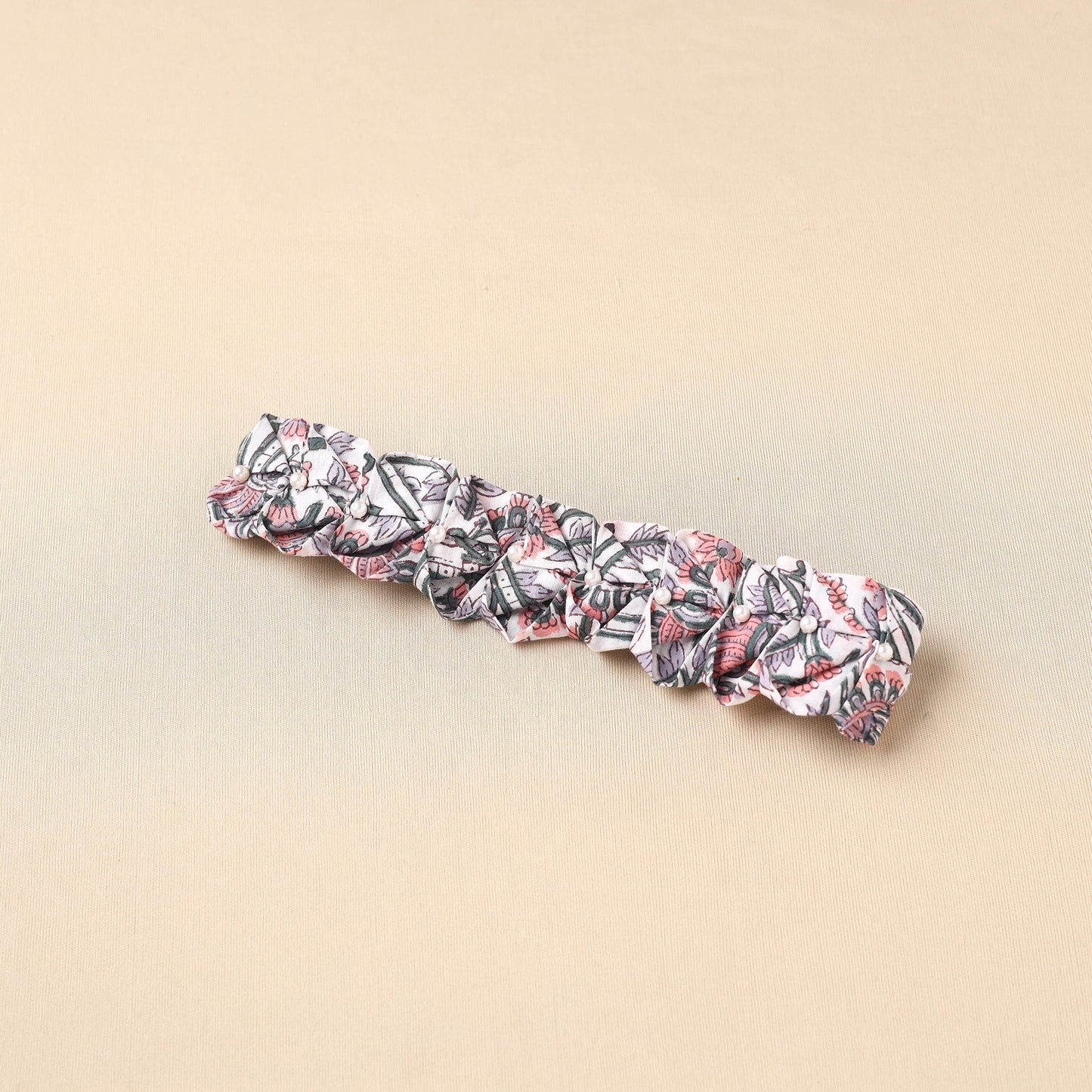  Handmade Cotton Elastic Pearl Headband