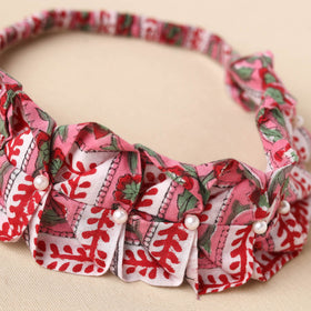  Handmade Cotton Elastic Pearl Headband