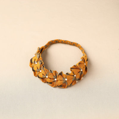  Handmade Cotton Elastic Pearl Headband