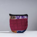  Handmade Cotton Fabric Quilted Patchwork Utility Pouch 