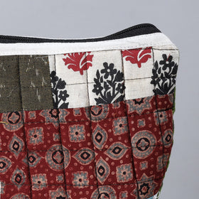  Handmade Cotton Fabric Quilted Patchwork Utility Pouch 