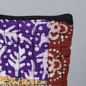  Handmade Cotton Fabric Quilted Patchwork Utility Pouch 