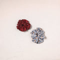 Handmade cotton rubber bands/scrunchies (set of 2) 23