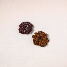 Handmade cotton rubber bands/scrunchies (set of 2) 49