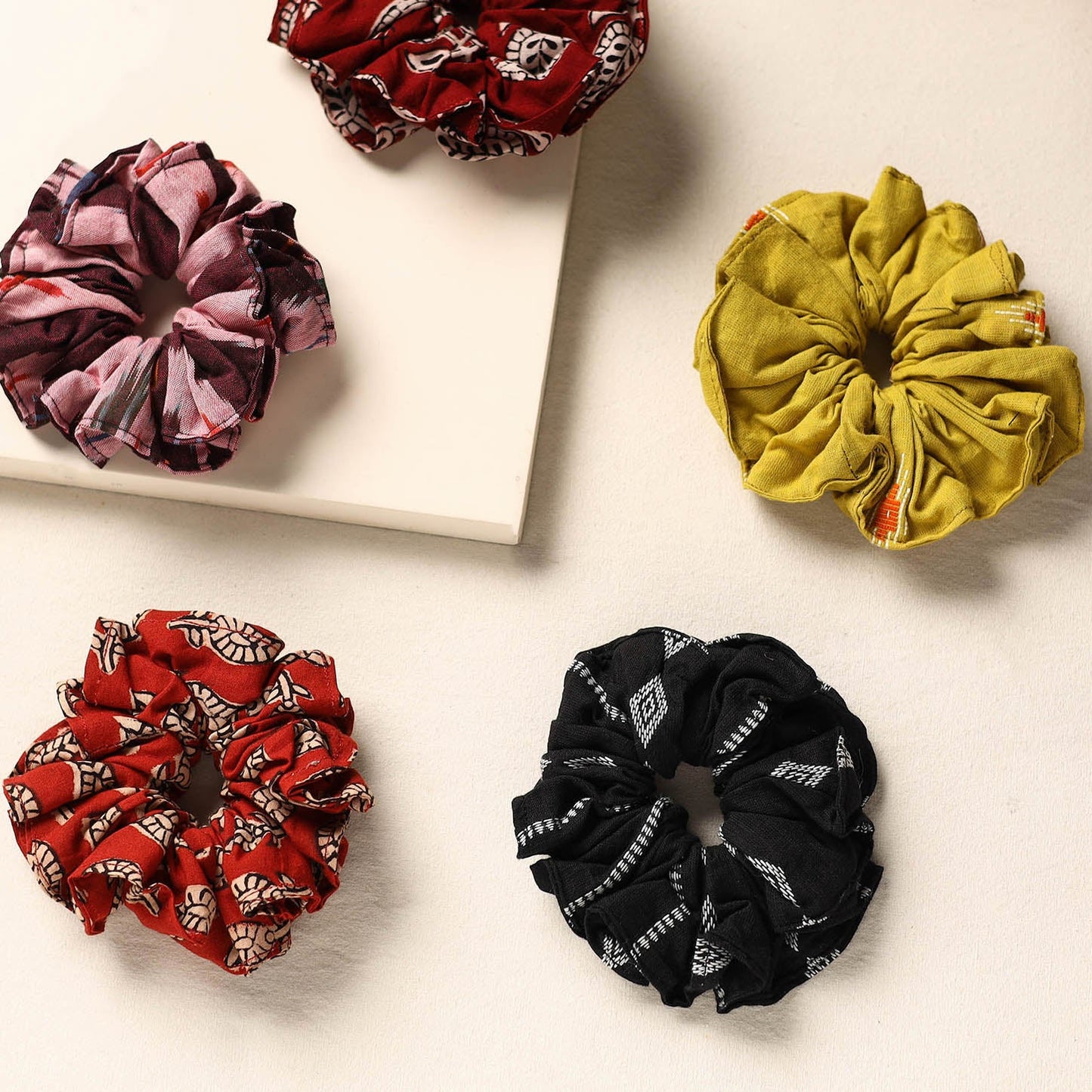 Handmade Cotton Rubber Bands/Scrunchies