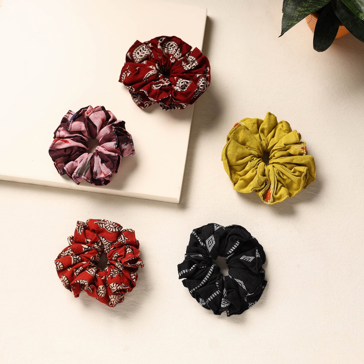 Handmade Cotton Rubber Bands/Scrunchies