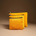 Handcrafted Multipurpose Cotton Utility Pouch Set 