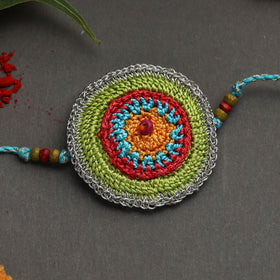Handmade crochet rakhi by samoolam - handcrafted
