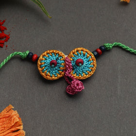 Buy Handmade Recyclable Crochet Kids Rakhi 