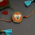Handmade crochet rakhi by samoolam - handcrafted