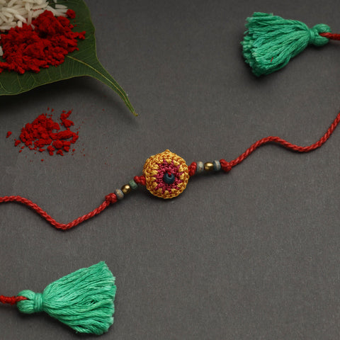  Handmade Recyclable Crochet Rakhi 