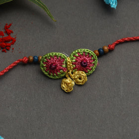 Handmade crochet rakhi by samoolam - handcrafted