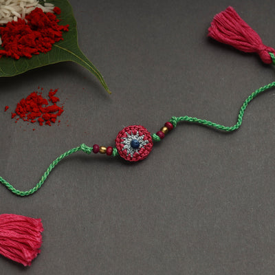  Handmade Recyclable Crochet Rakhi 