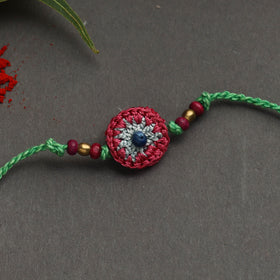  Handmade Recyclable Crochet Rakhi 