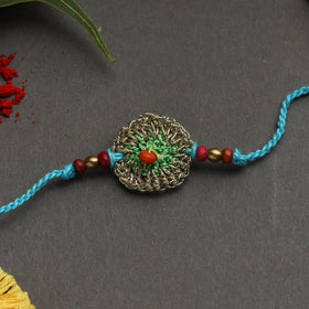 Handmade crochet rakhi by samoolam - handcrafted